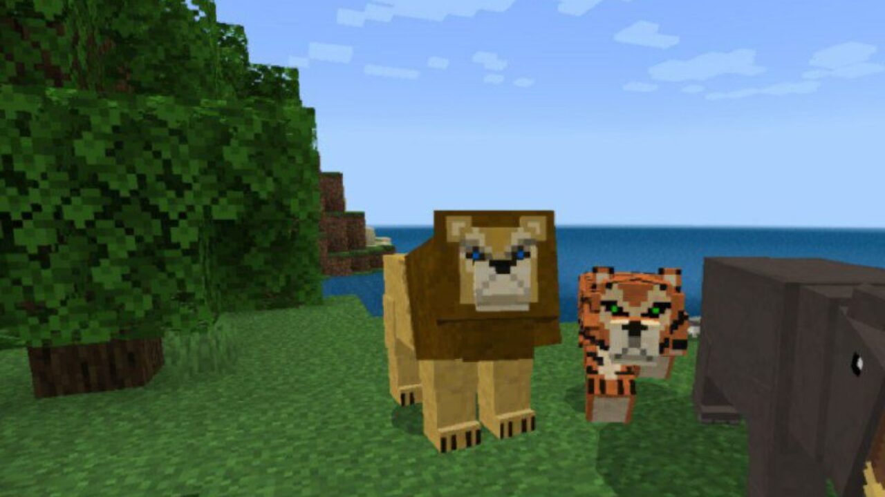 Animals from Crocodile Mod for Minecraft PE