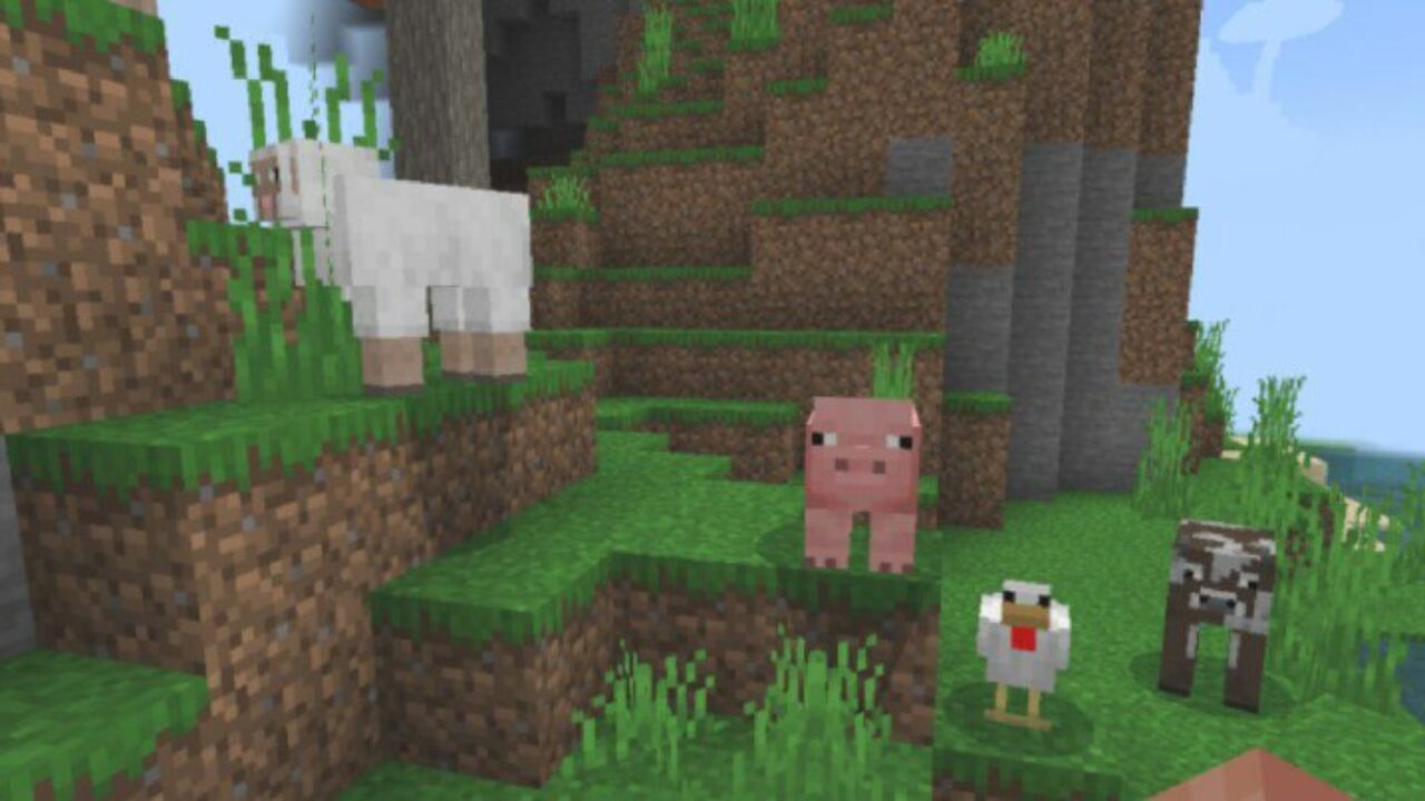 Animals from Sodium Mod for Minecraft PE