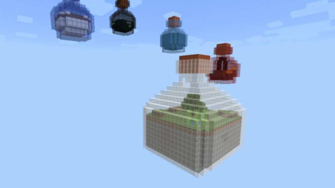Bottle Survival Map for Minecraft PE