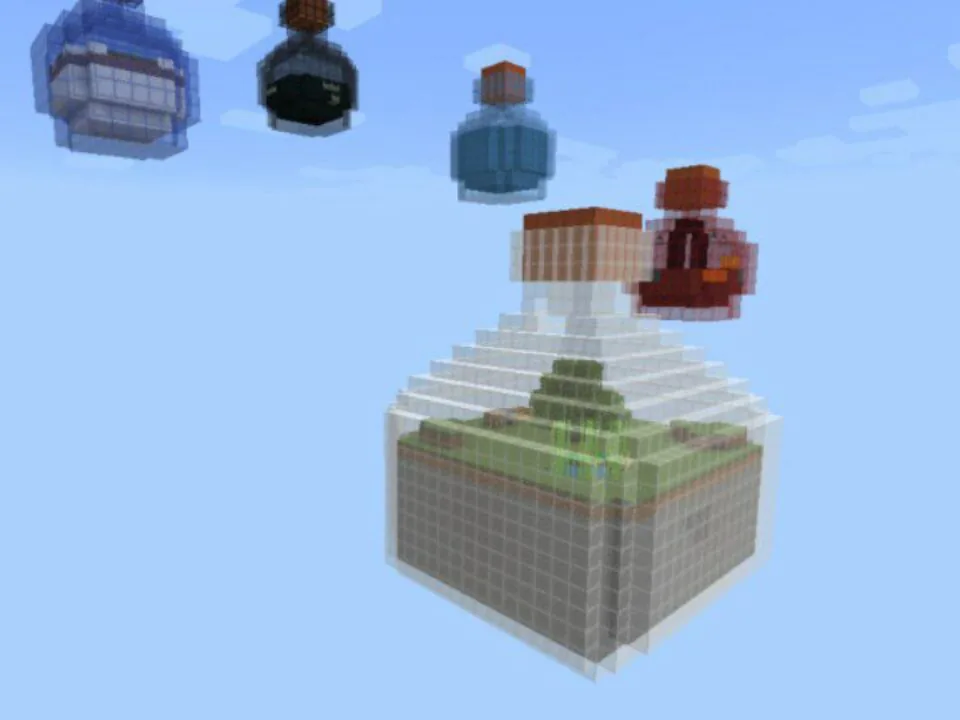 Bottle Survival Map for Minecraft PE