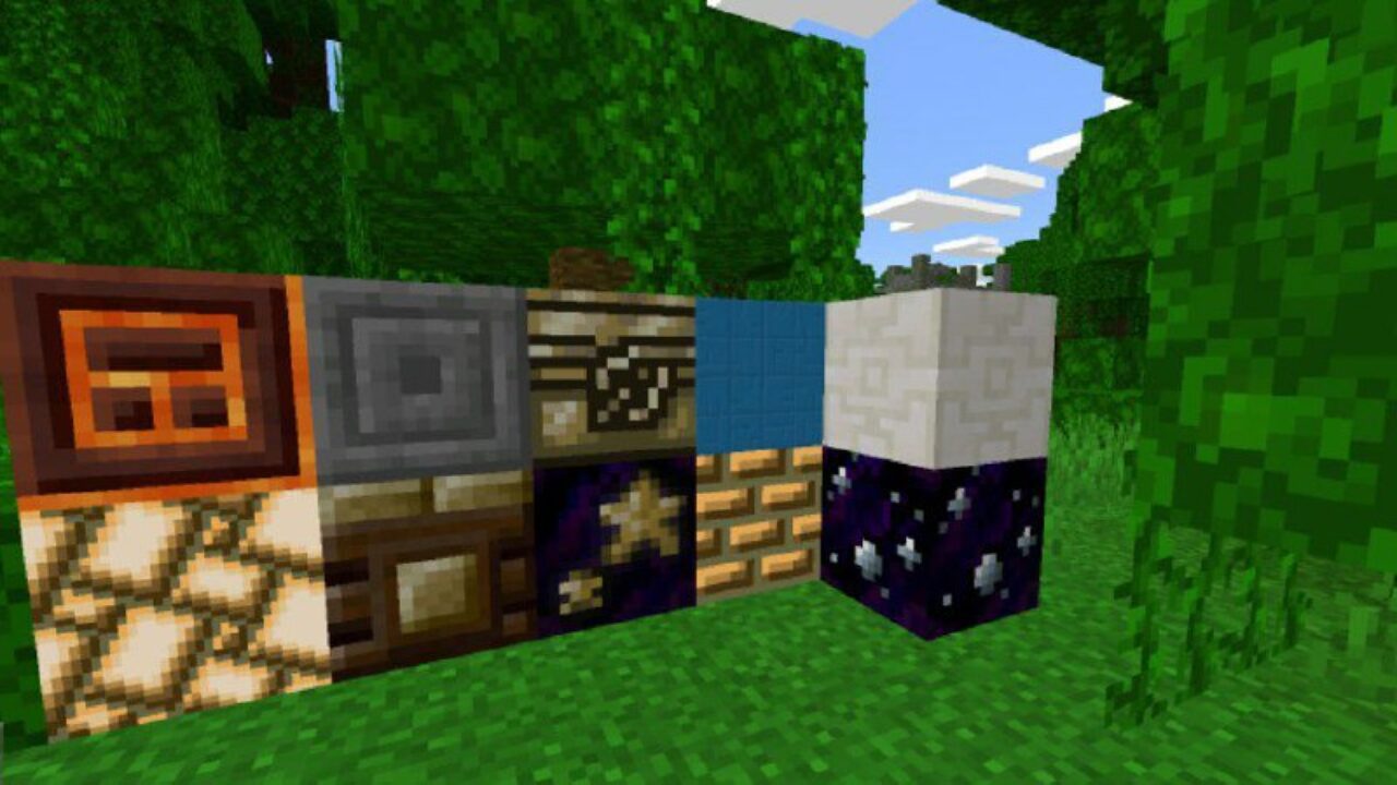 Chisel and Bits Mod for Minecraft PE