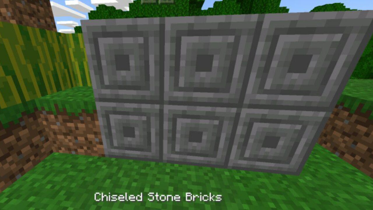 Chiseled Stone from Chisel and Bits Mod for Minecraft PE