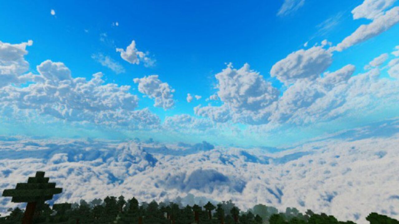 Clouds Mod for Minecraft PE