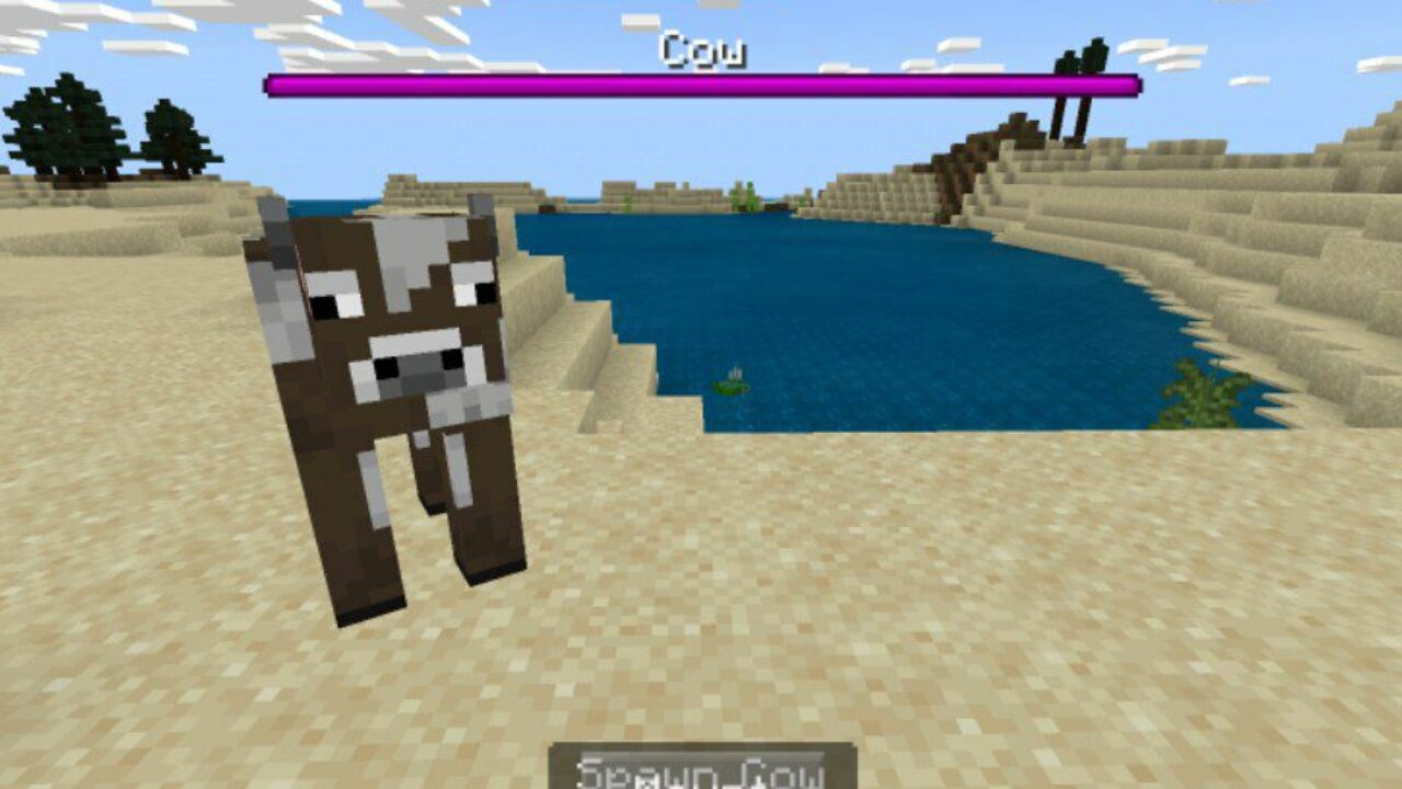 Cow from Health Bar Mod for Minecraft PE