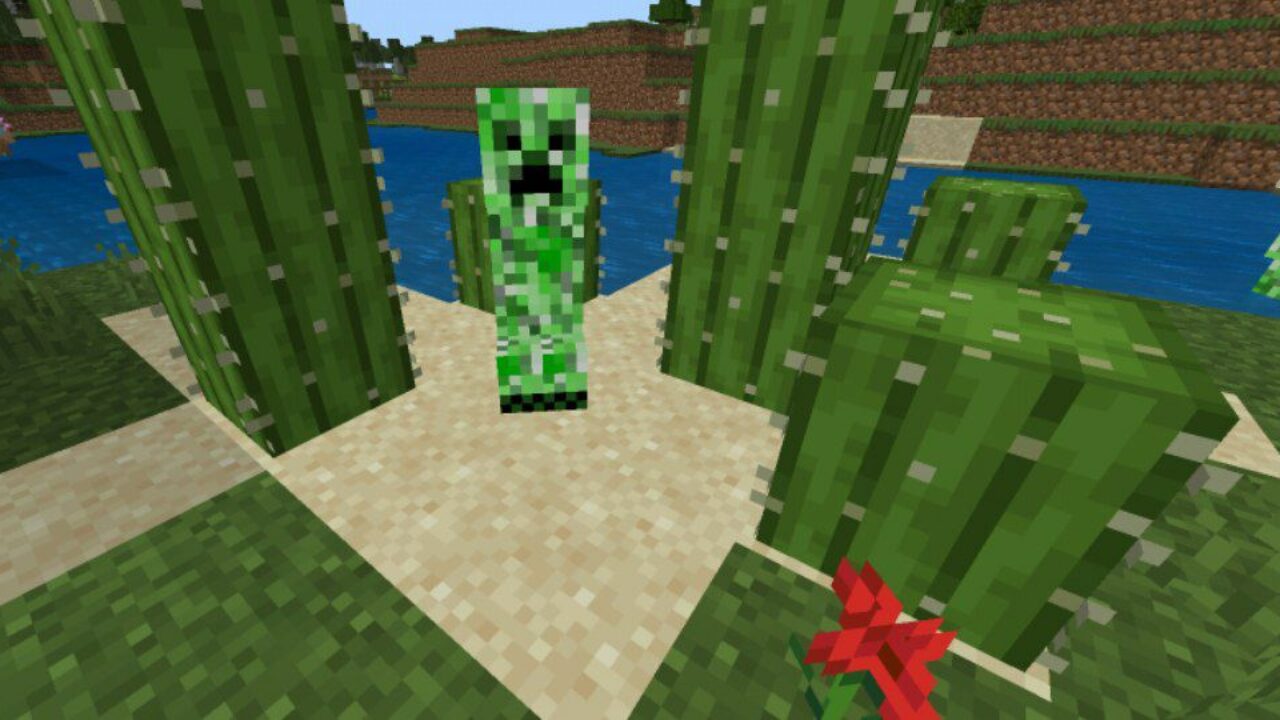 Creeper Close from Zoom Mod for Minecraft PE