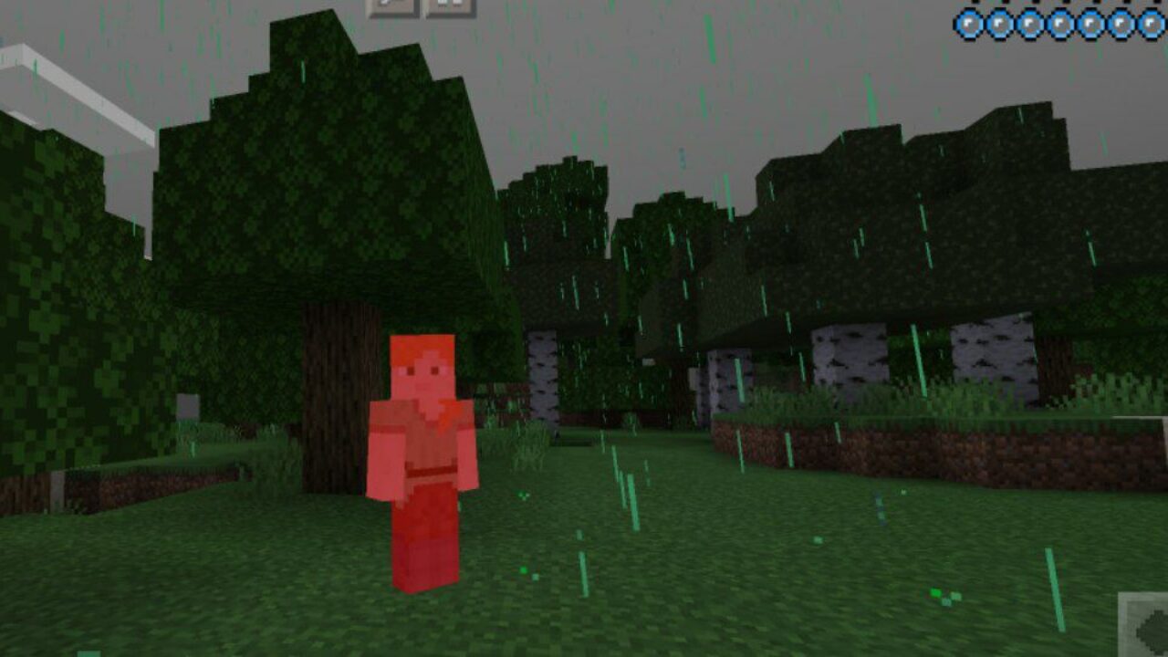 Damage Rain from Rain Mod for Minecraft PE