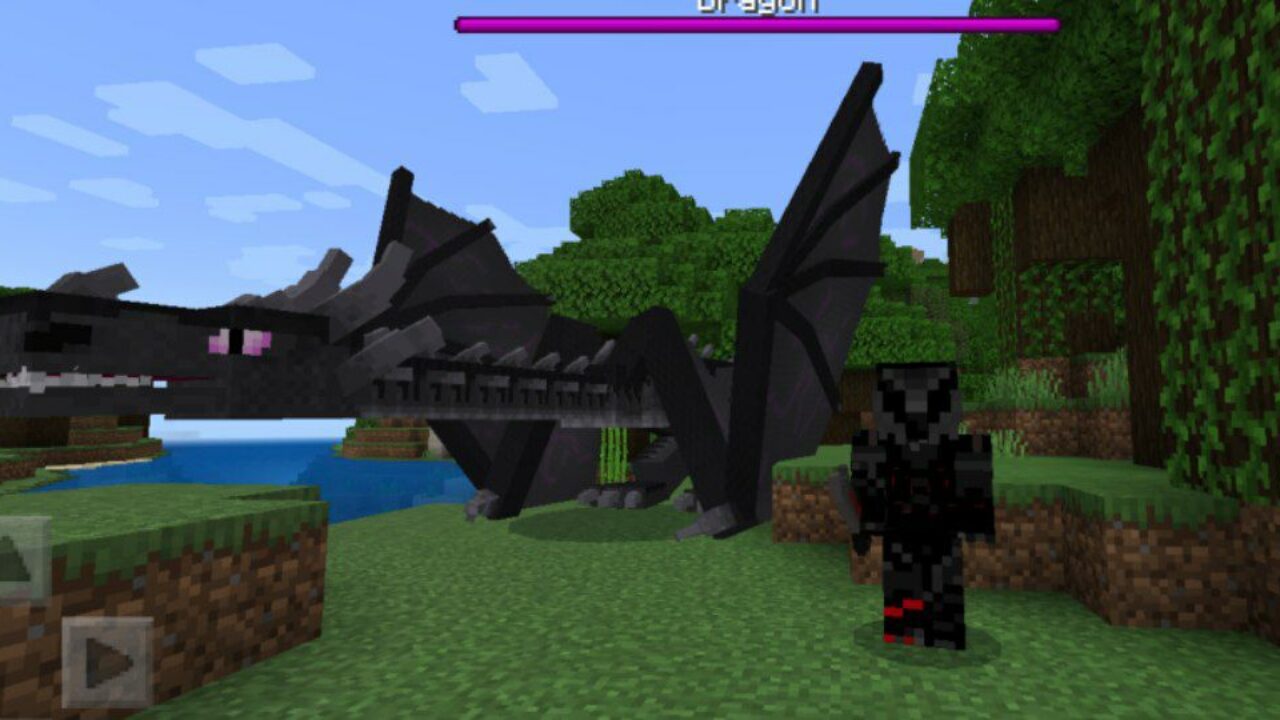 Dragon from Skyrim Mod for Minecraft PE