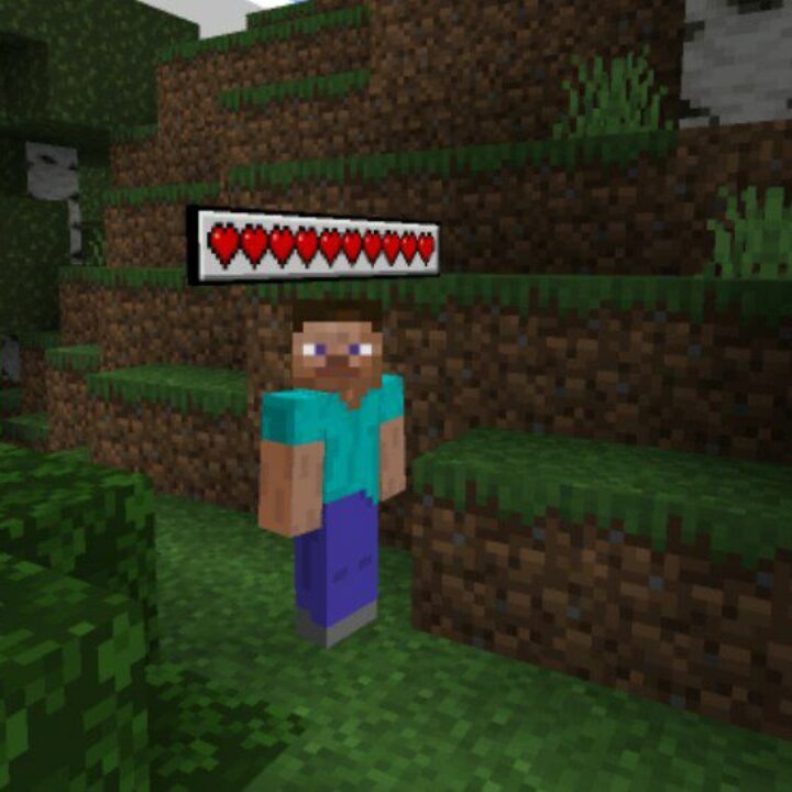 Heath Bar Mod for Minecraft PE