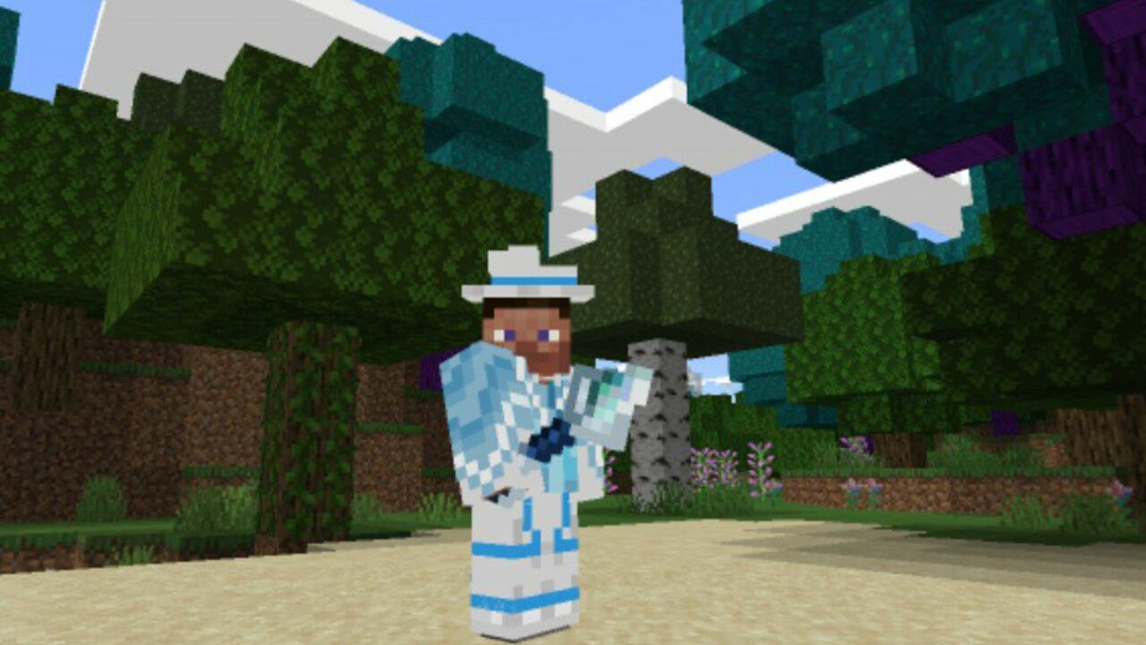 Ice Armor from Mage Mod for Minecraft PE