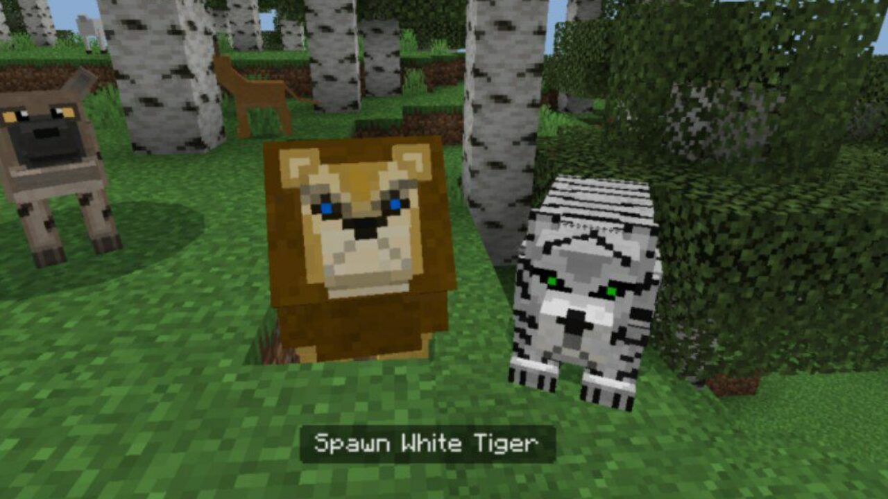 Lion from Wild Animals Mod for Minecraft PE