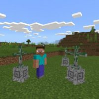Gravestone Mod for Minecraft PE