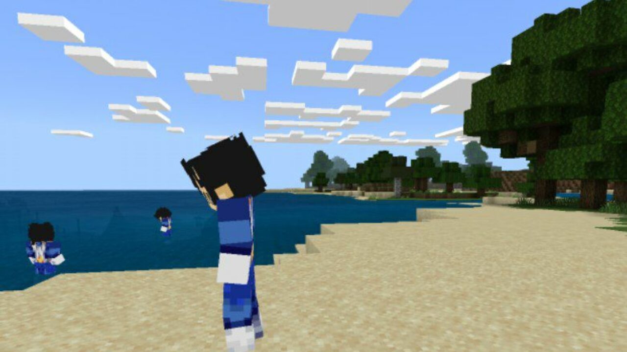 New Character from Dragon Ball Mod for Minecraft PE