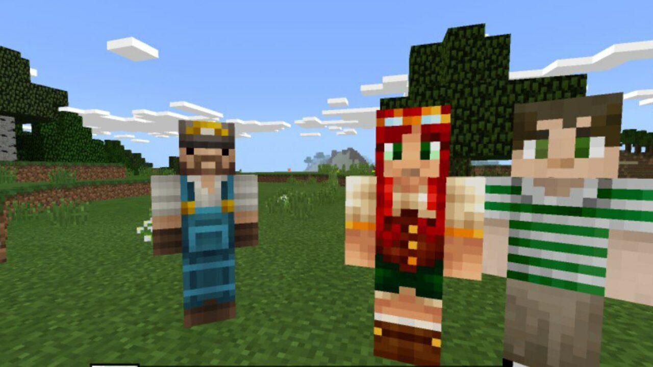 New Characters from NPC Mod for Minecraft PE