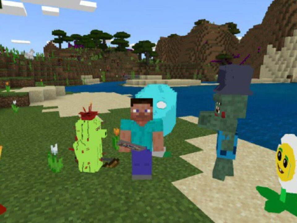 Plants vs Zombies Mod for Minecraft PE