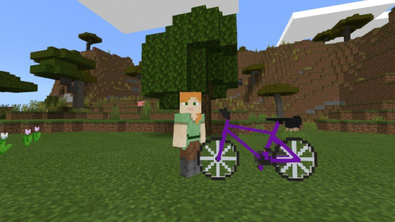 Purple from Bicycle Mod for Minecraft PE