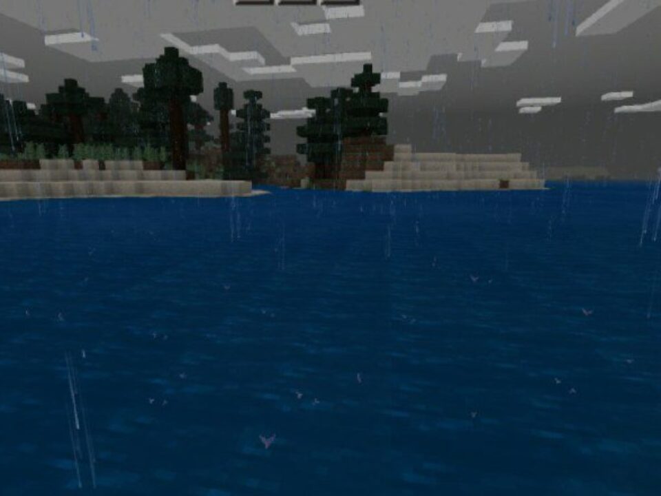 Rain Mod for Minecraft PE