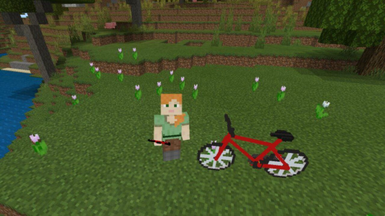 Red from Bicycle Mod for Minecraft PE