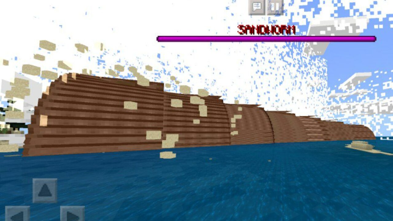 Sand Worm from Worm Mod for Minecraft PE