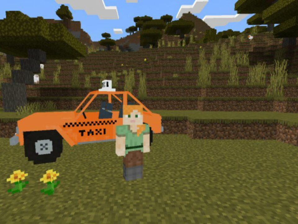 Taxi Mod for Minecraft PE