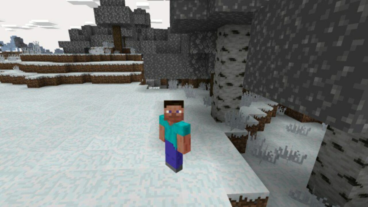 Winter Season from Seasons Mod for Minecraft PE