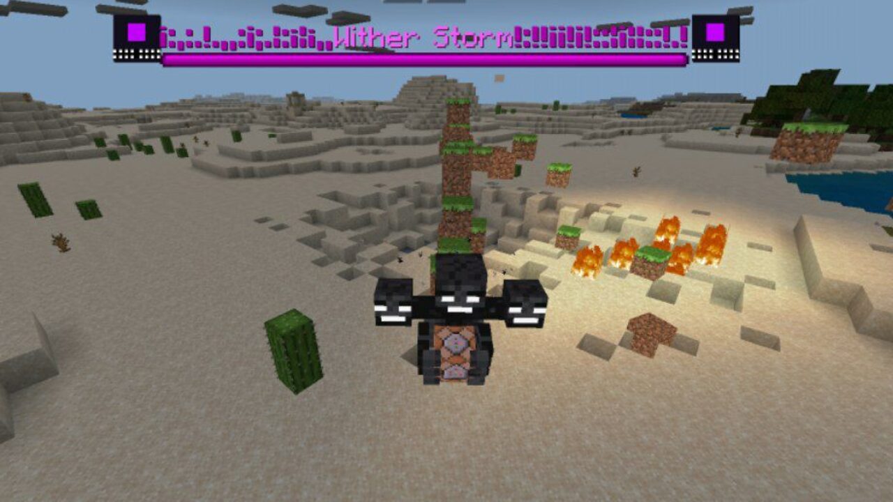 Wither Storm from Storm Mod for Minecraft PE