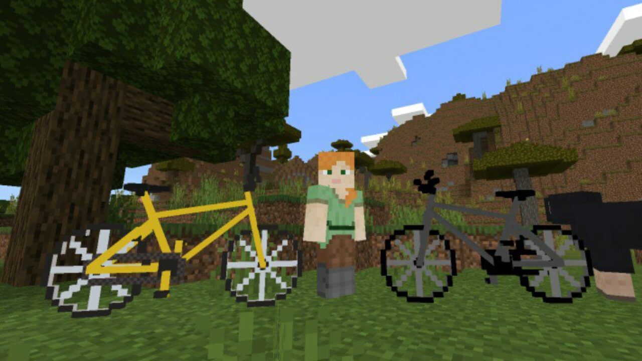 Yellow Grey from Bicycle Mod for Minecraft PE