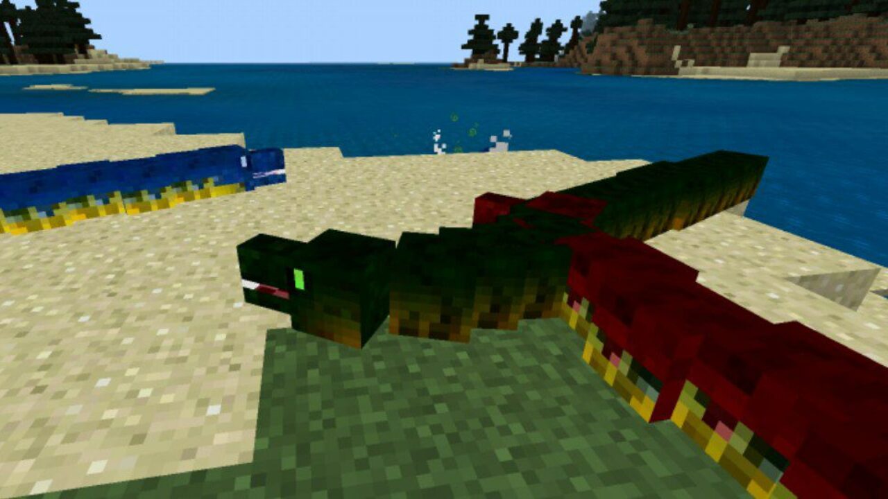 Dangerous Animals from Snakes Mod for Minecraft PE