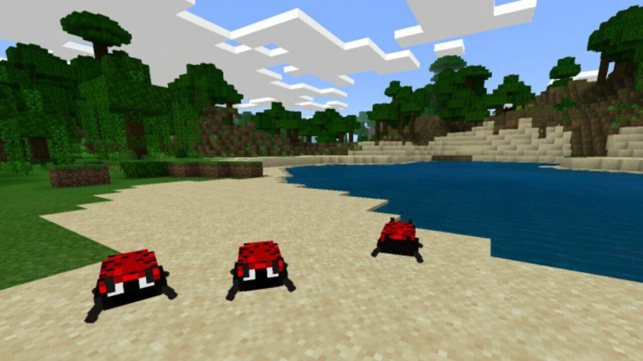 Lady Bugs from Bugs Mod for Minecraft PE