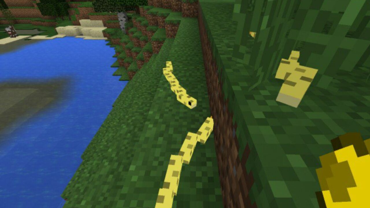 Yellow Colour from Snakes Mod for Minecraft PE