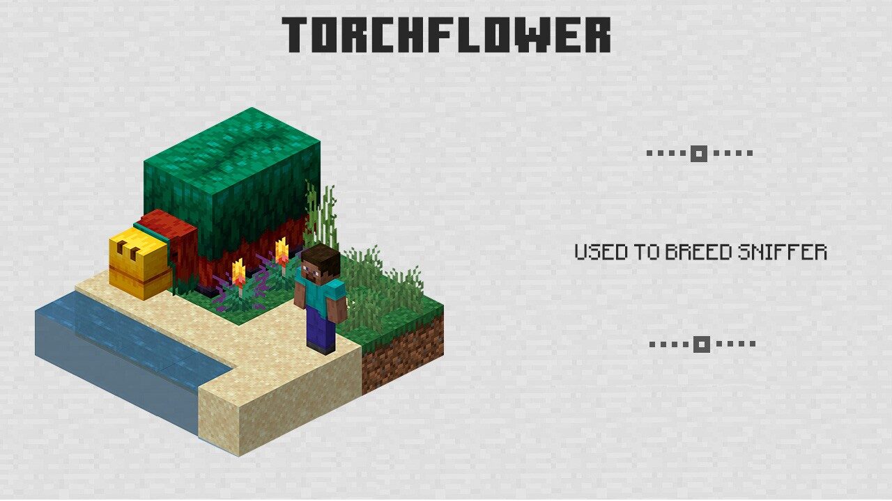 Tourchflower from Minecraft PE 1.20