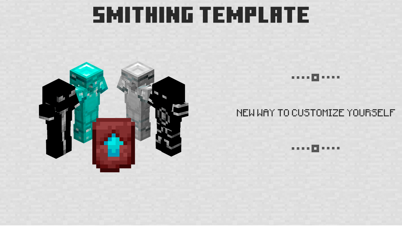 Smithing Template from Minecraft PE 1.20