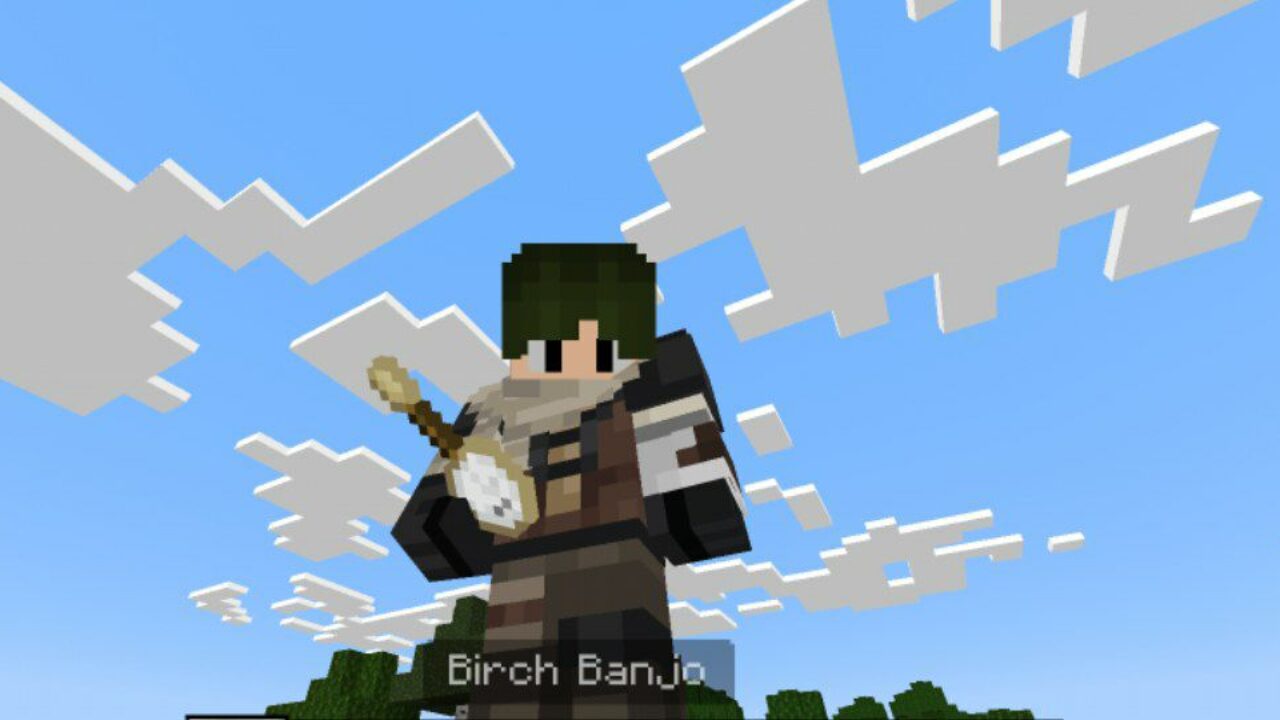 Banjo from Vanilla Instruments Mod for Minecraft PE