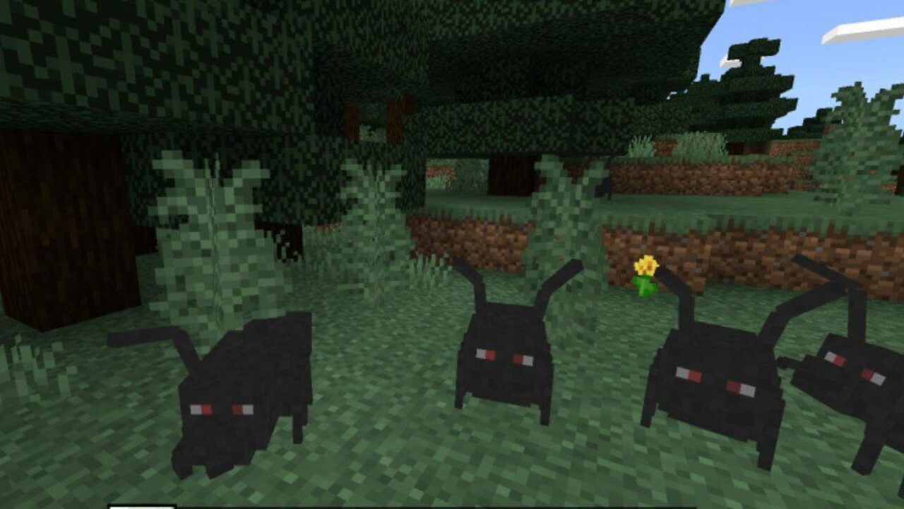 Black Colour from Ants Mod for Minecraft PE