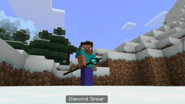 Download Spears Mod for Minecraft PE: cool weapons