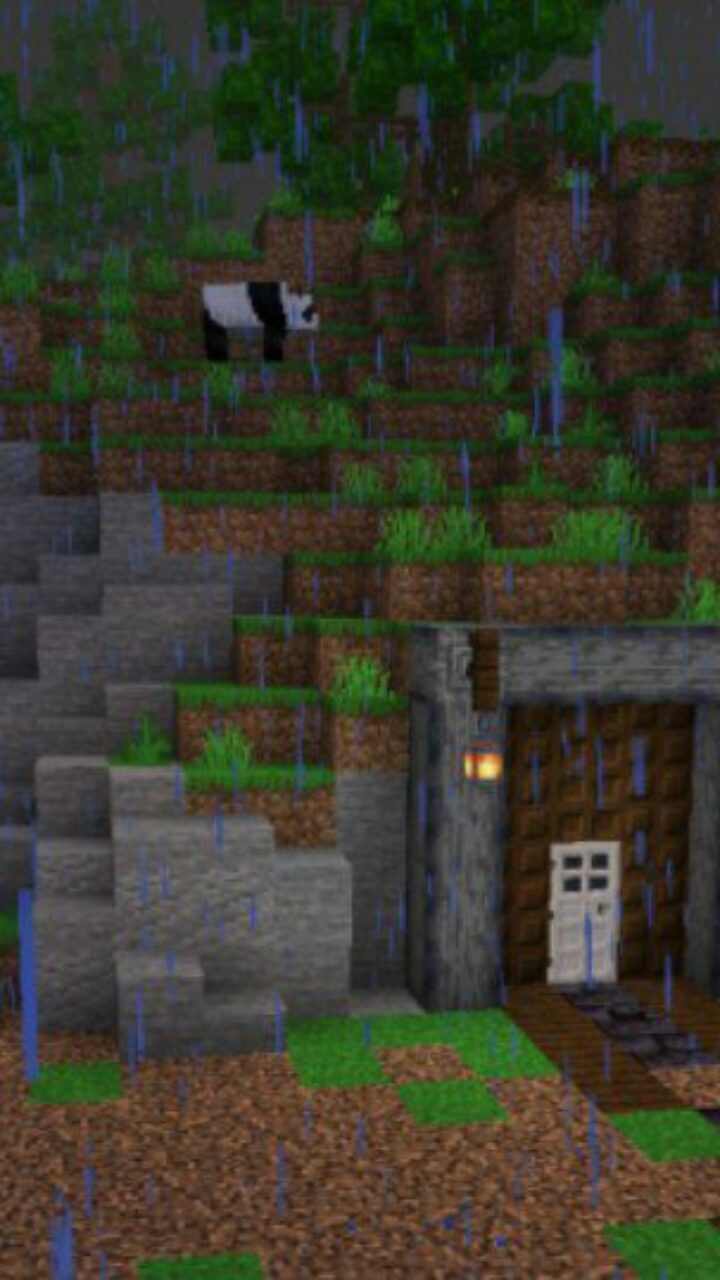 Entrance from Secret Base Mod for Minecraft PE