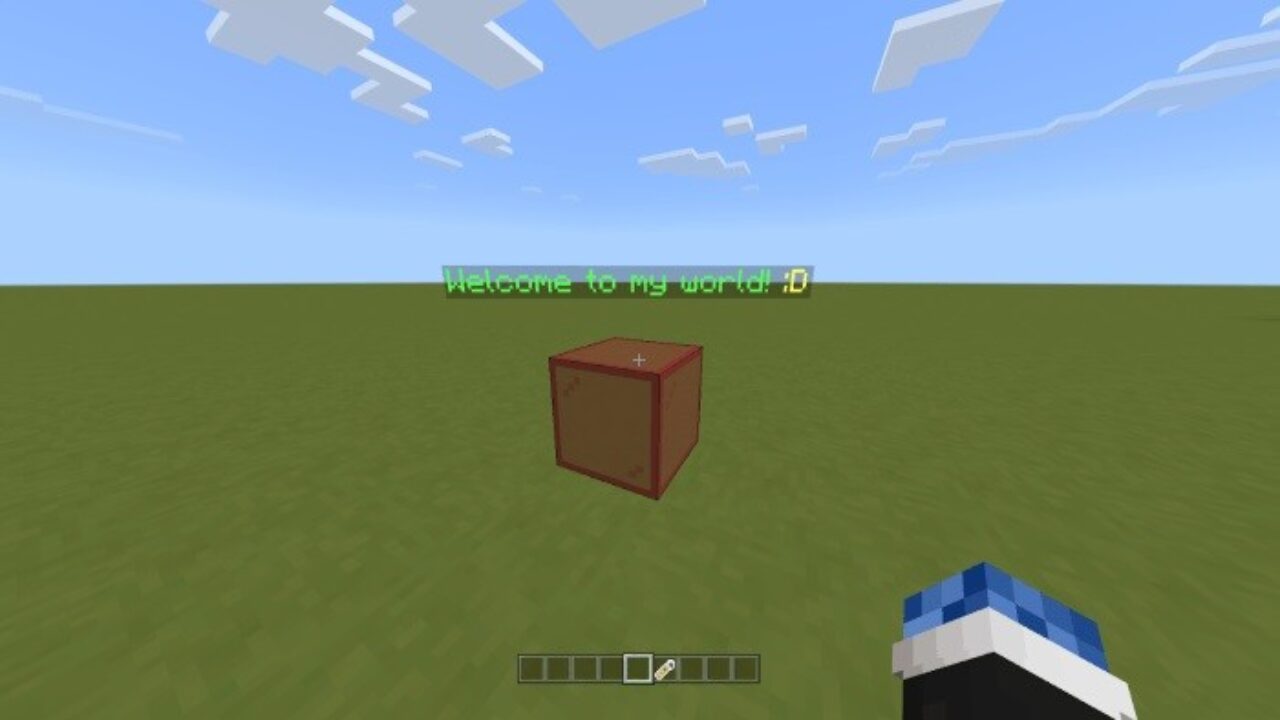 Example from Floating Text Mod for Minecraft PE