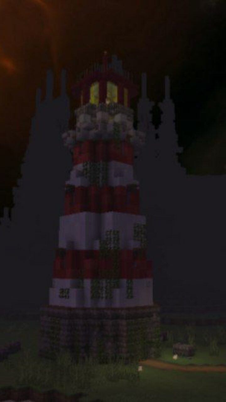 Lighthouse from Haunted House Map for Minecraft PE