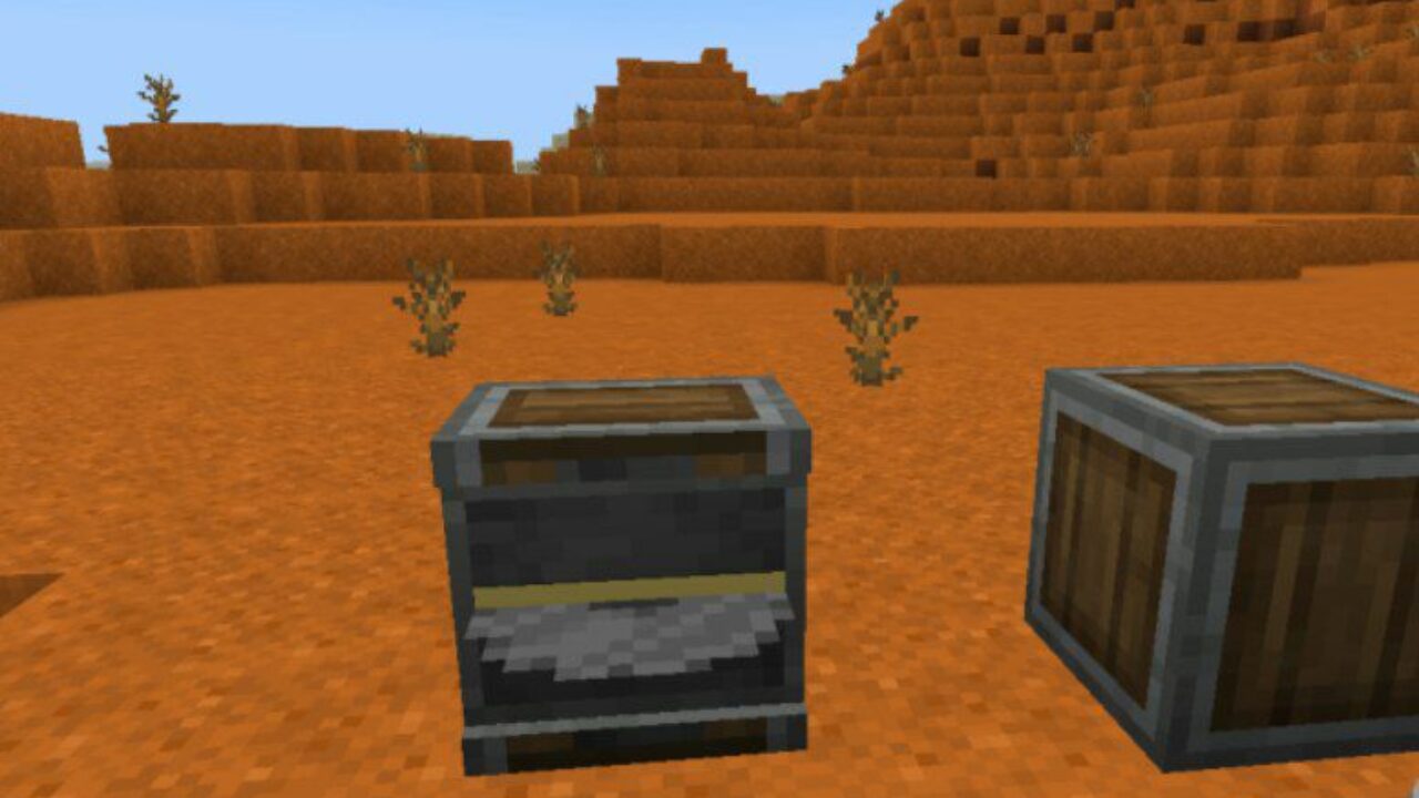 Mechanical Saw from Create Mod for Minecraft PE