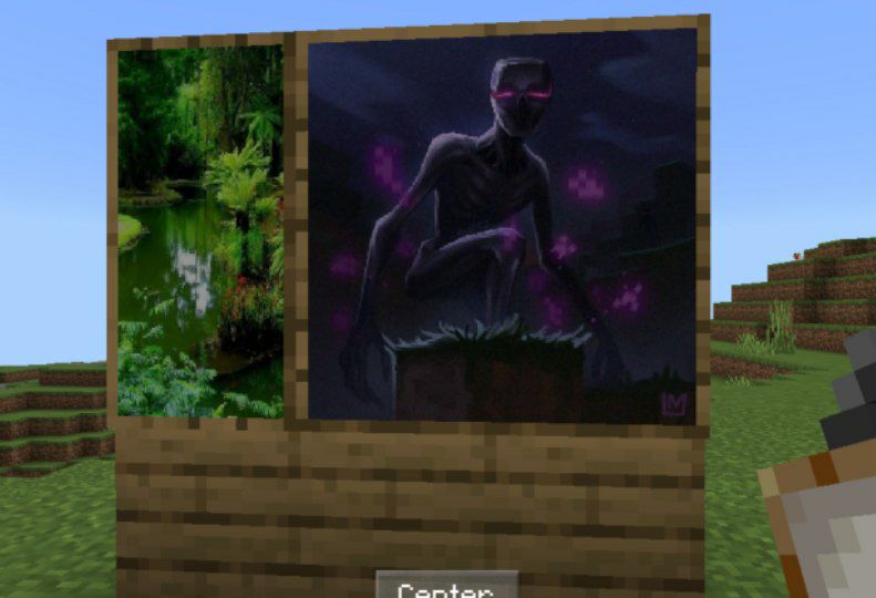Download Paintings Mod for Minecraft PE interior items