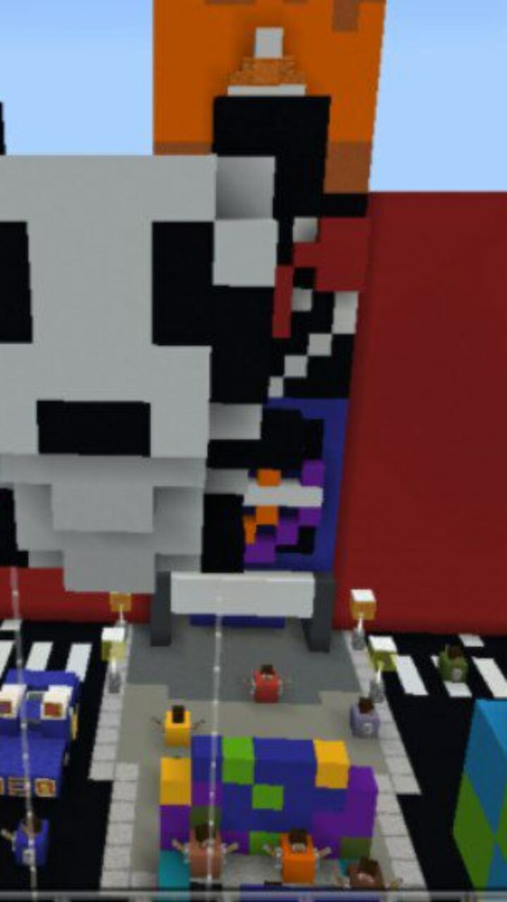 Panda from Spiderman Map for Minecraft PE