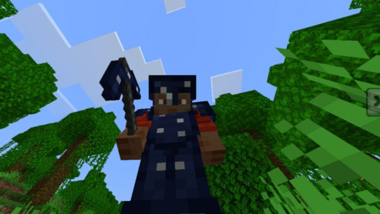 Pickaxe from Black Hole Mod for Minecraft PE