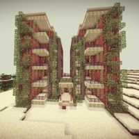 Post Apocalyptic Structures Mod for Minecraft PE