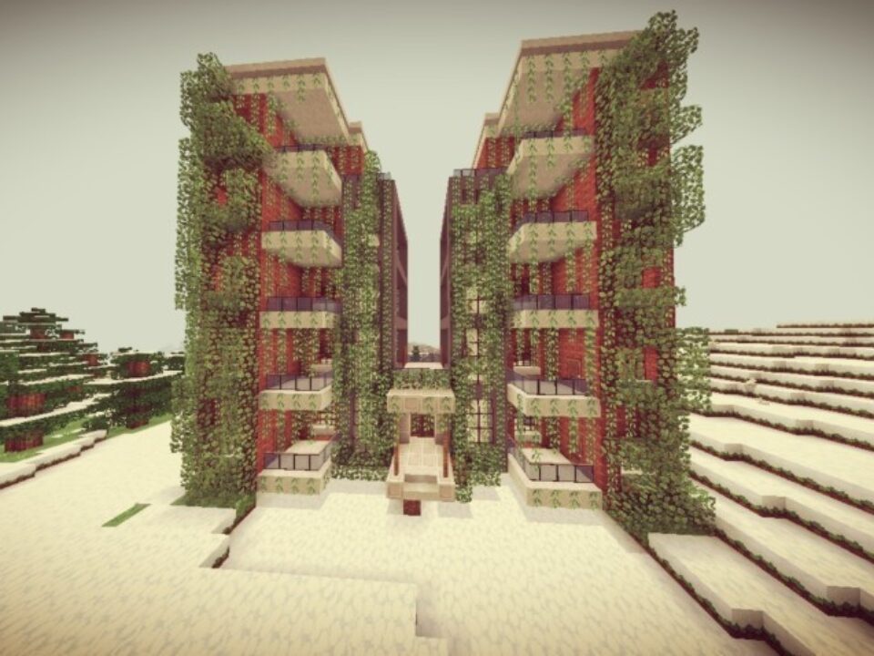 Post Apocalyptic Structures Mod for Minecraft PE