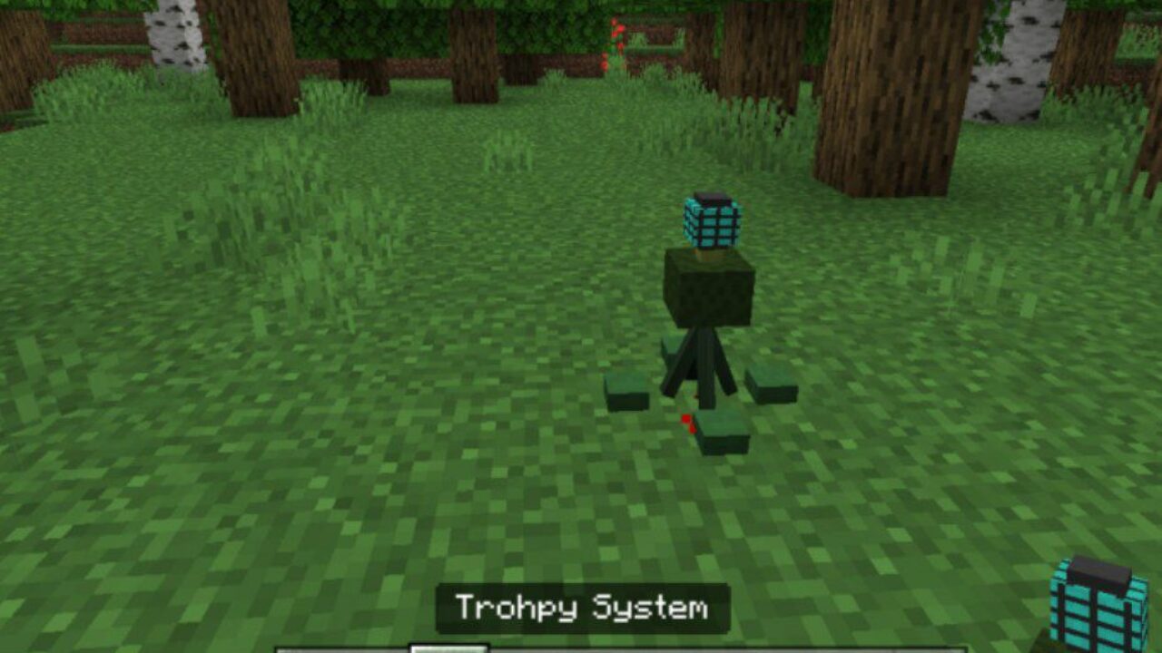 Trohpy System from Security Craft Mod for Minecraft PE