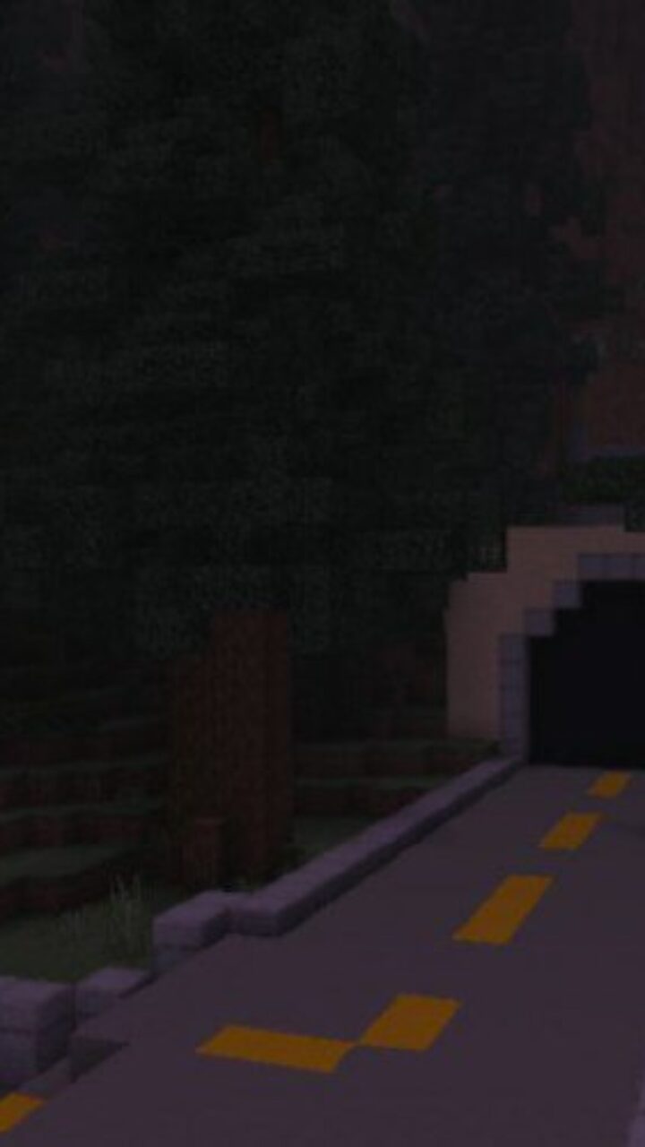 Tunnel from Haunted House Map for Minecraft PE