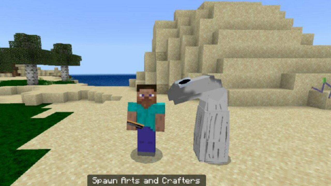 Arts and Crafters from Baldi Basics Mod for Minecraft PE