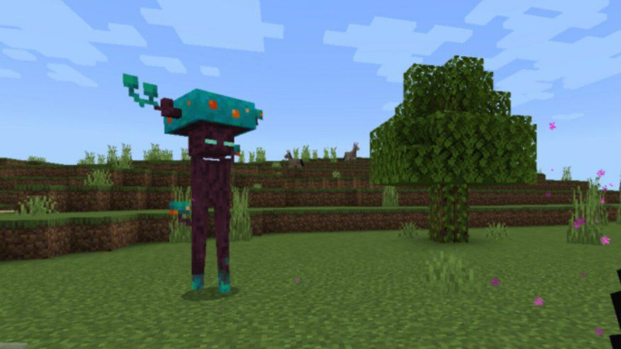 Big Head from Endermen Texture Pack for Minecraft PE