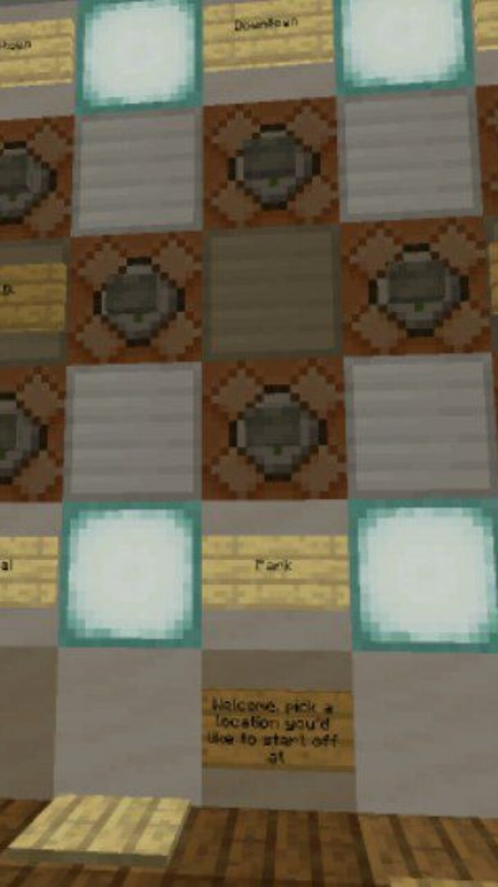 Buttons from Resident Evil Map for Minecraft PE