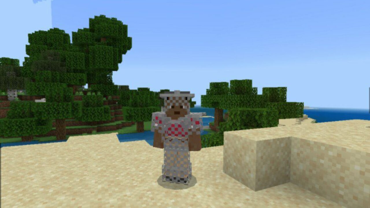 Chain from 3D Helmet Mod for Minecraft PE