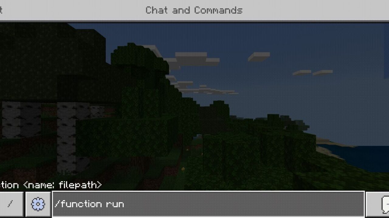 Command from Compass Mod for Minecraft PE